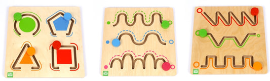 Pédagogie Montessori : Lot 3 Labyrinthes Pré-écritures