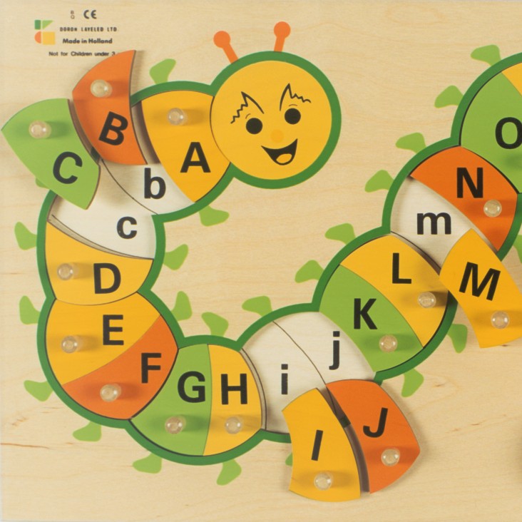 Encastrement ABC : La Chenille