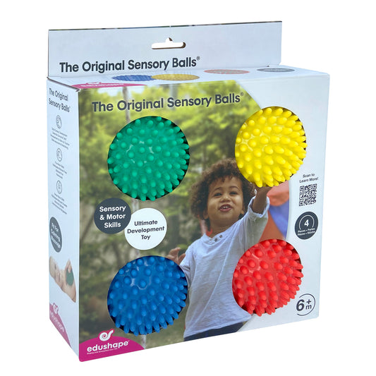Pack of 4 Opaque Sensory Balls
