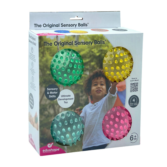 Pack of 4 Translucent Sensory Balls