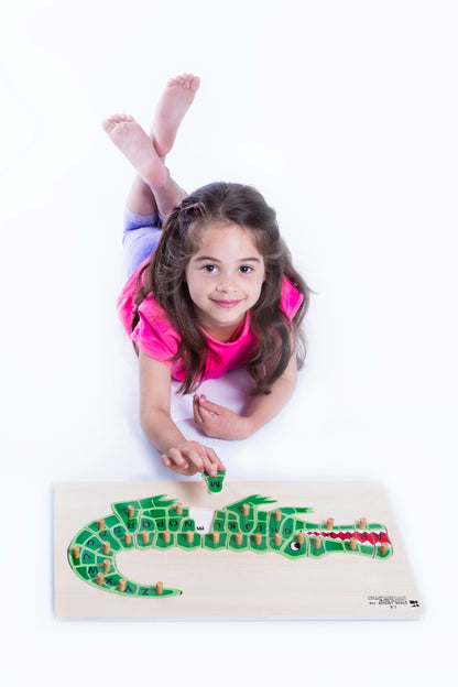 Encastrement ABC : Le Crocodile
