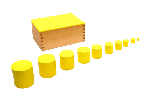 Montessori Pedagogy: Pack of 4 Cylinders