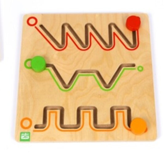 Pédagogie Montessori : Labyrinthes Pré-écritures N°2